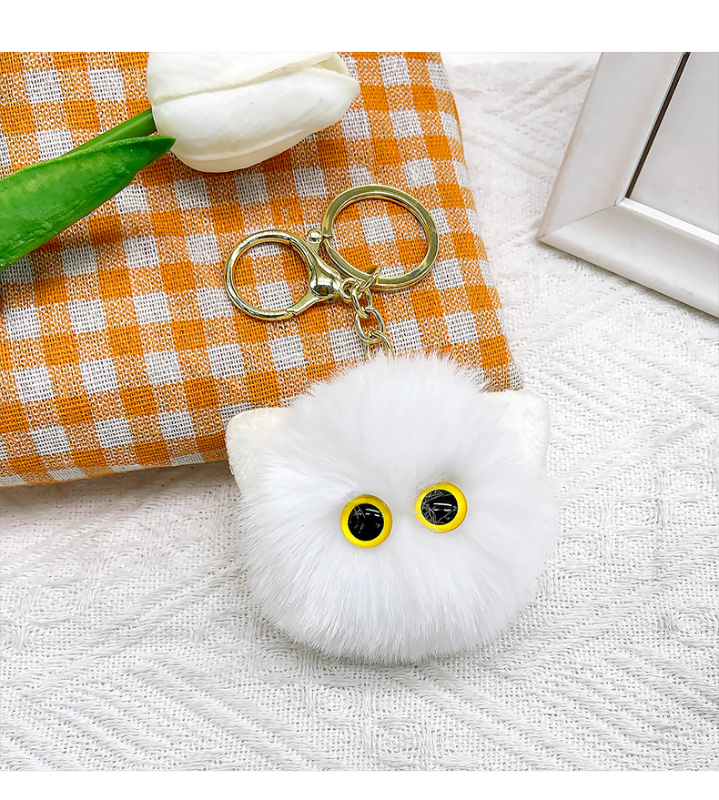 Cute Cat Synthetic Fibre Kid's Bag Pendant display picture 2