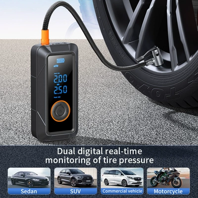 Simsiz Avtomobil Portativ Elektrik Təkər Pompası
