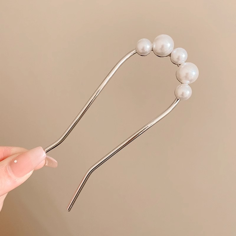 Sensor de alta calidad, dispositivo de cabello perezoso, toque de cabello, peinado de cabello simple, temperamento universal, pinzas de cabello para mujeres