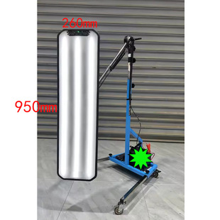 Car Dent Repair Tool Floor Stand Light 6Leds Pneumatic Headlight Strong Magnetic Adjustment Dent Detection Leveling
