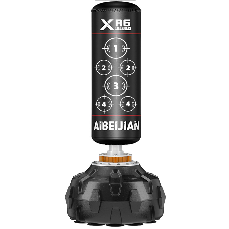 Columna de boxeo vertical personalizada de Wu Longgang, bolsa de arena de vaso doméstico, bolsa de arena de boxeo de Taekwondo Sanda