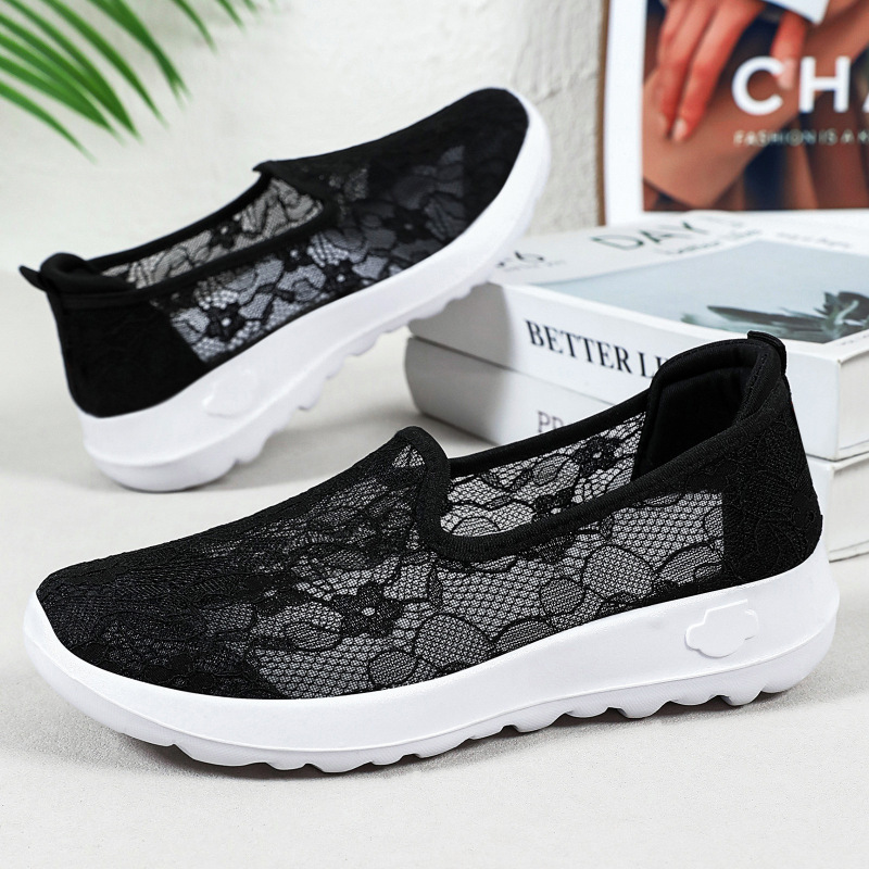 Women's Shoes, Versatile Summer New Models, Mesh Walking Shoes, Breathable Casual Shoes, Comfortable Shoes, Flat-Soled Mom Shoes Women's Shoes, Versatile Summer New Models, Mesh Walking Shoes, Breathable Casual Shoes, Comfortable Shoes, Flat-Soled Mom Shoes