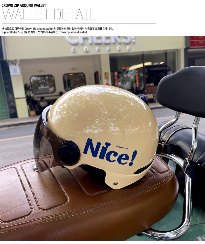 3C Certified Electric Motorcycle Helmet Men Women Summer Safety Half Helmet