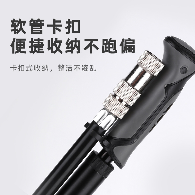 bicicletas transfronterizas horquilla delantera bomba de aire bicicleta de montaña aleación de aluminio cinturón medidor de alta presión cilindro de aire americano y francés cilindro inflado universal