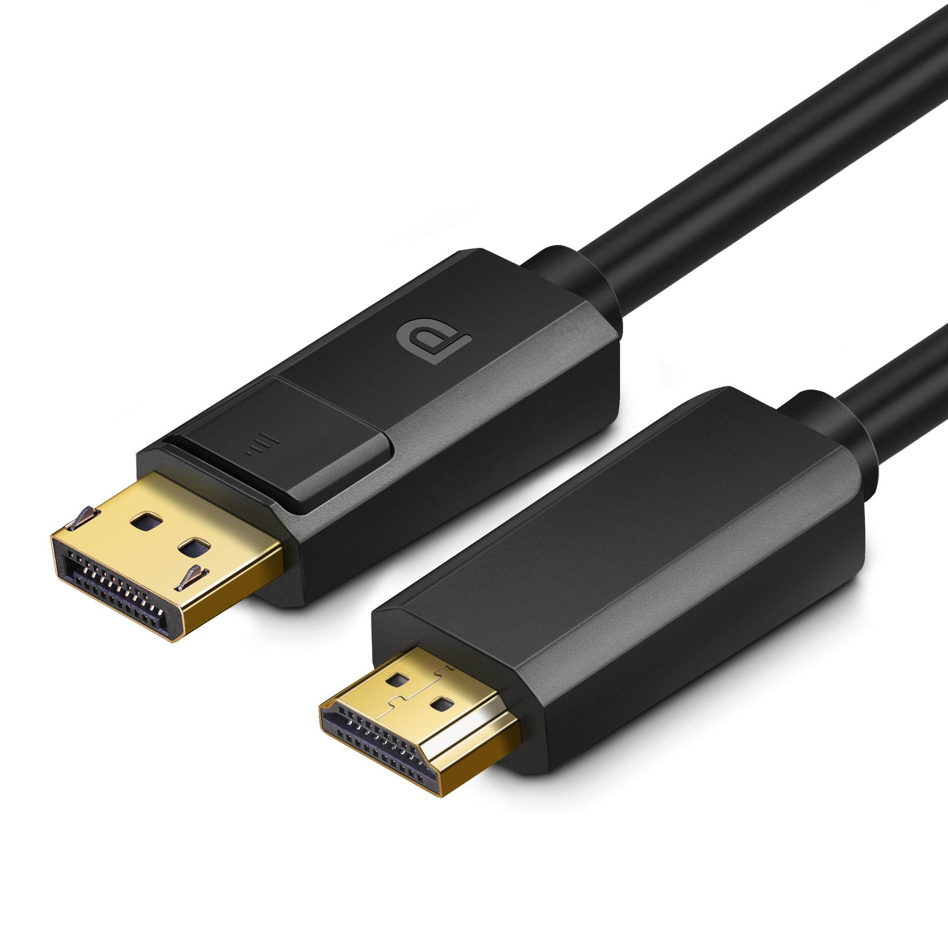 DP转HDMI公对公转接线 DisplayPort to HDMI4K高清电脑电视连接线|ms