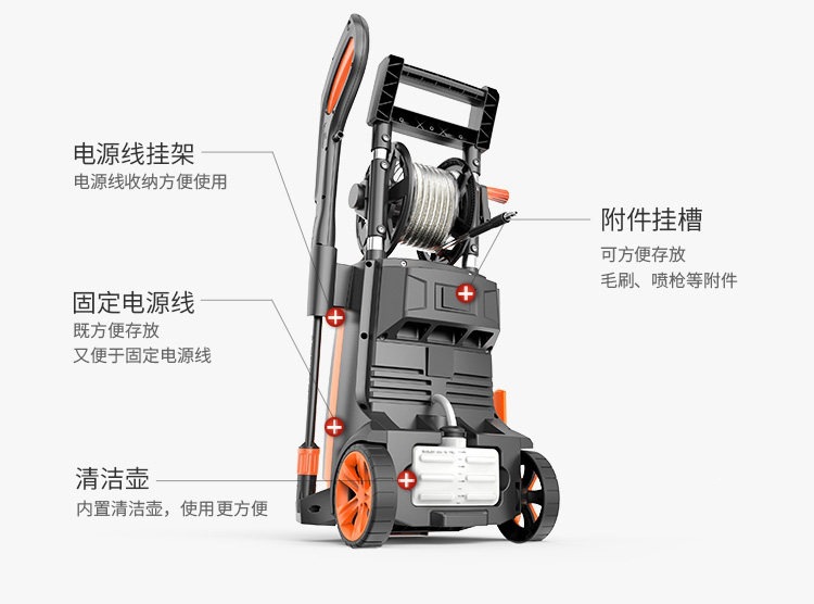 Yili Household Ultra-High-Pressure Car Washing Machine 220V High-Power Automatic Car Washing Equipment