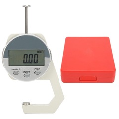 電子數顯測厚儀 0-25.4mm/1「0.01mm數顯測厚表 皮革測厚 尖平頭