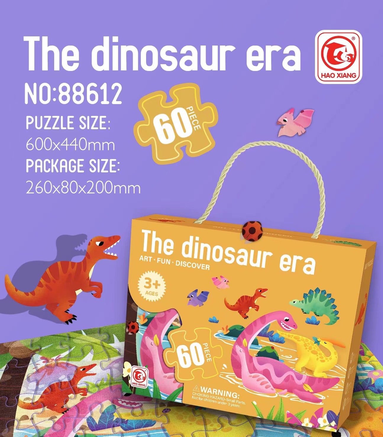 Era de dinosaurio (60 piezas)