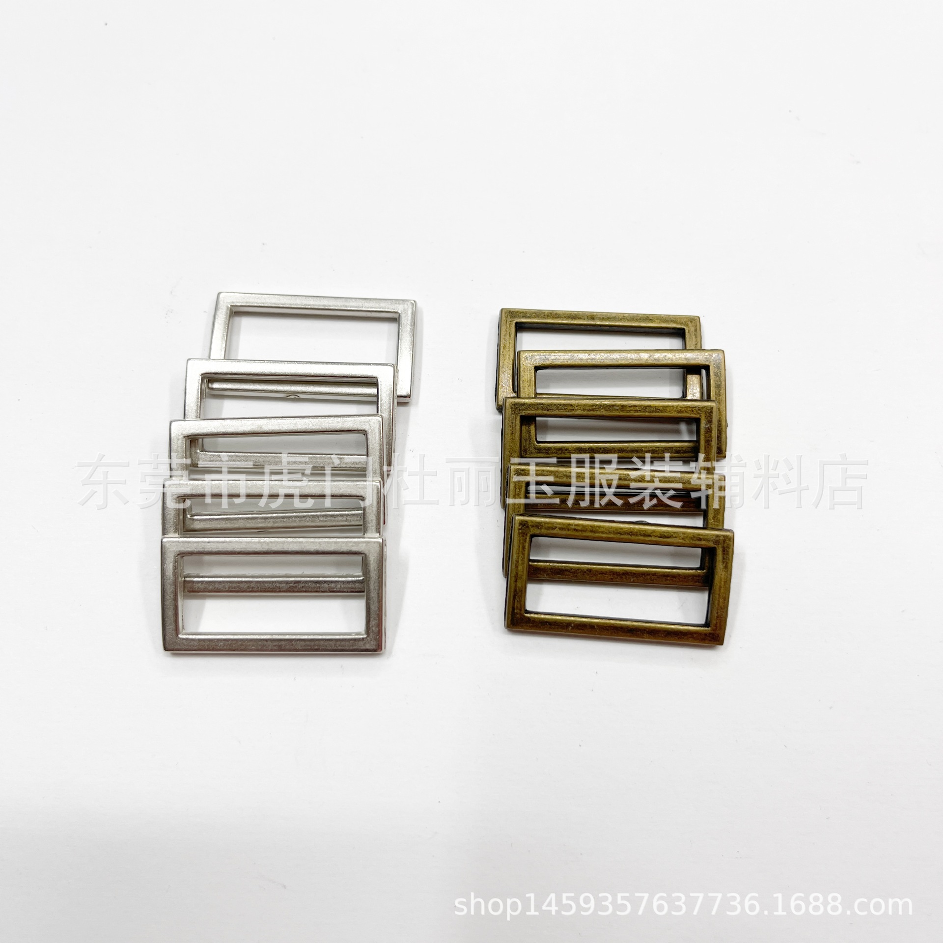 25MM锌合金金属口字扣方形扣箱包辅料压铸长方扣五金配件