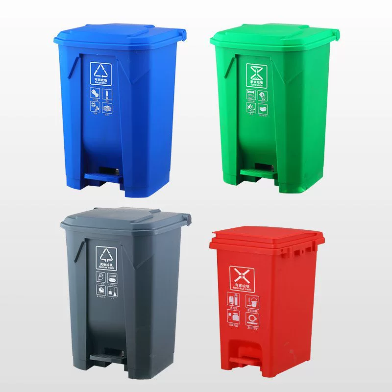 M & Мусорные корзины Классификация Ножные ступни узкий тип большой с крышкой Переработка зеленых кухонных отходов Коммерческая домашняя открытая комната