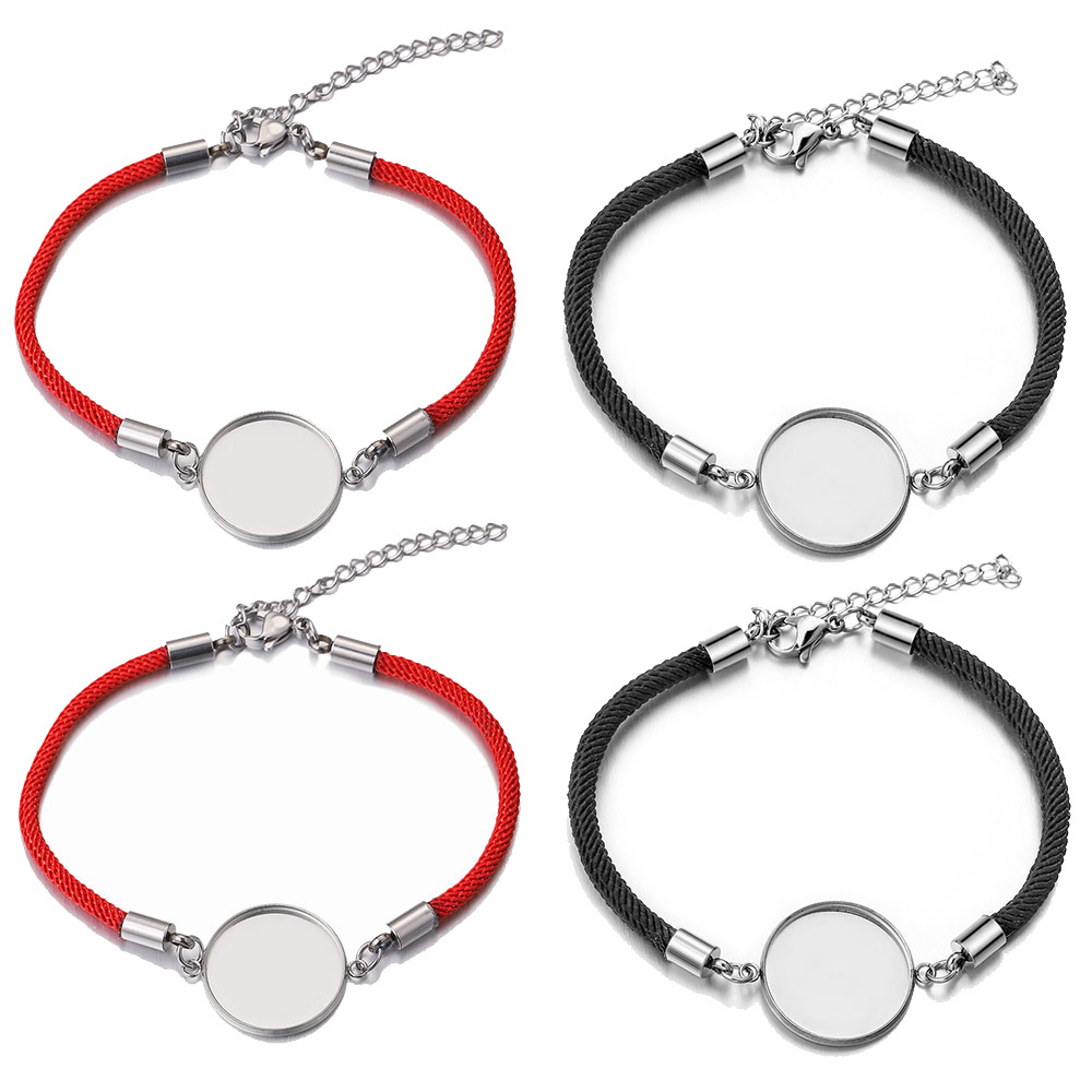 20mm Acero inoxidable tiempo gema cuero cuerda bandeja pulsera soporte inferior ranura cubierta de goma pieza DIY joyería hecha a mano Accesorios