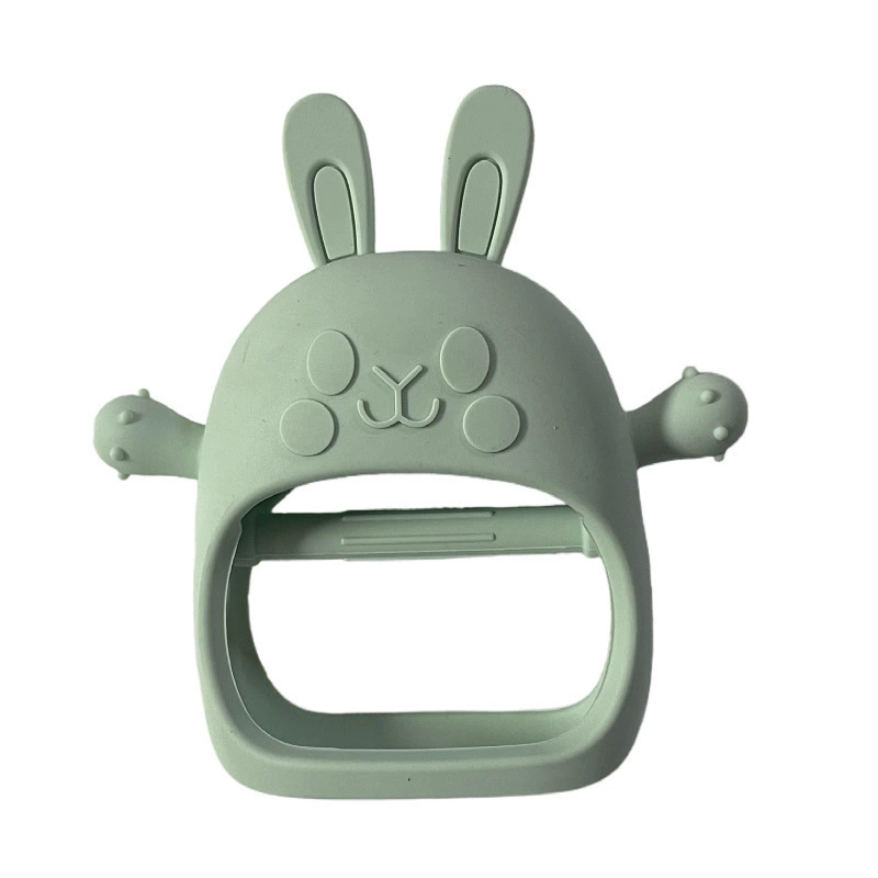 Silicone cartoon teether, children's rabbit for ears, new collection, teething