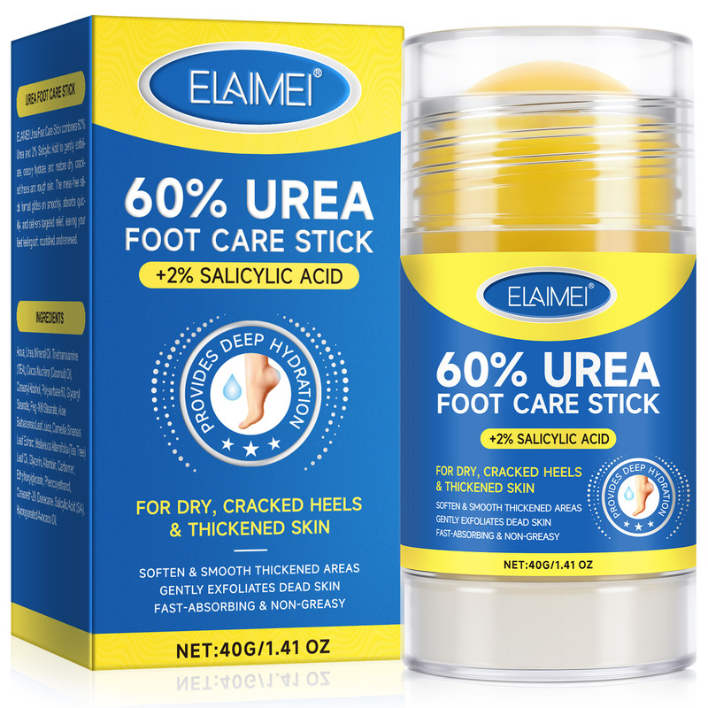 Elaimei Foot Care Cream Sole Moisturizing Exfoliating Foot Stick Anti-Drying and Cracking Non-Greasy 40g