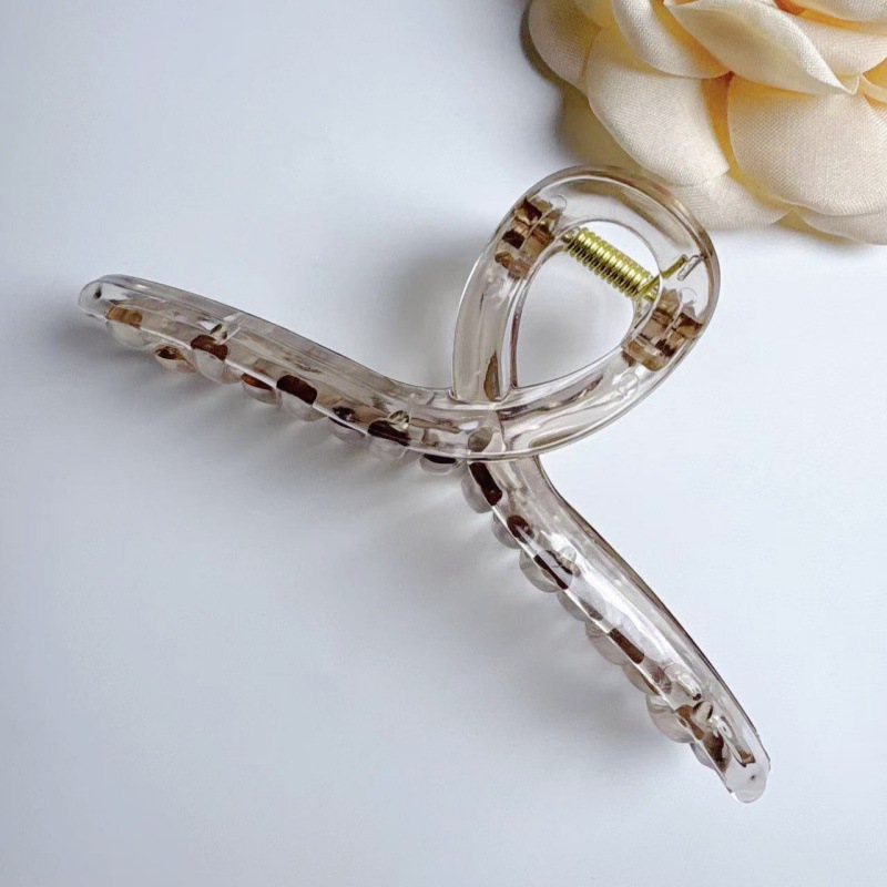 グラブクリップ サメクリップ 良質 13cm ふっくら後頭部の髪 高級ヘアクリップ ハーフタイヘアクリップ 小さな爪クリップ