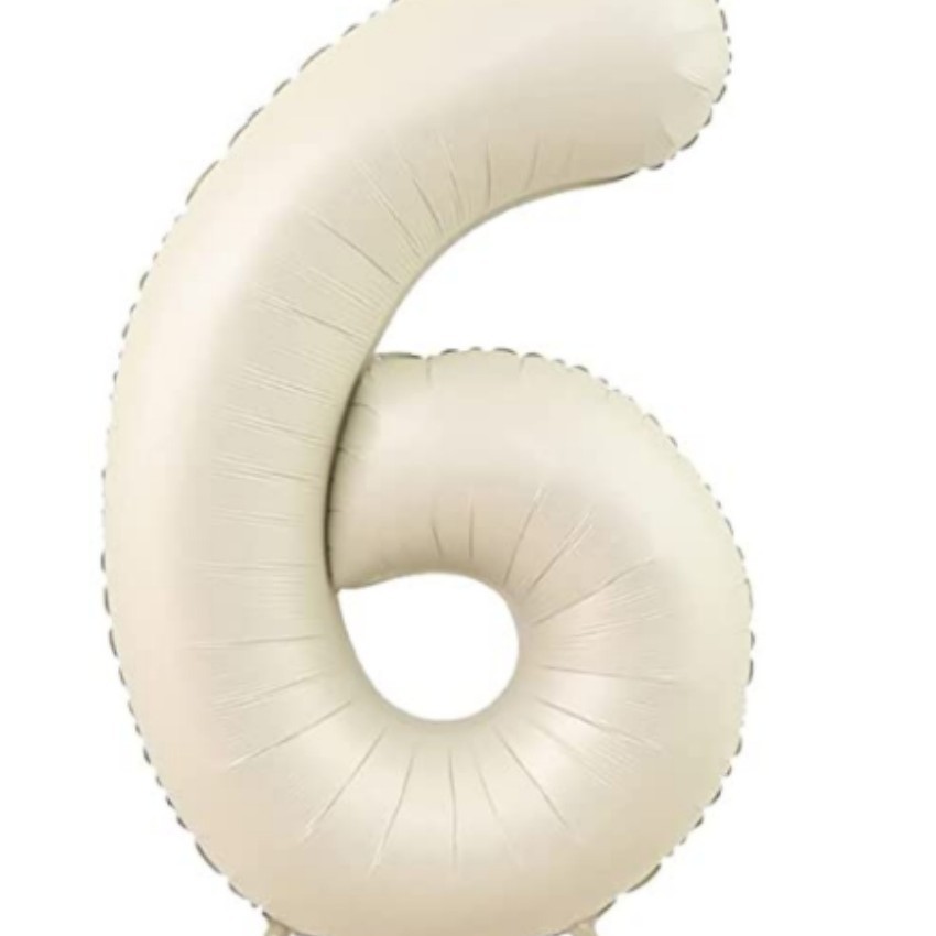 40 pulgadas digital de papel de aluminio globo vintage color leche blanco caramelo chocolate atmósfera globo decorativo