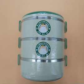 单层两层三层便携饭盒大容量便当盒不锈钢多层饭盒