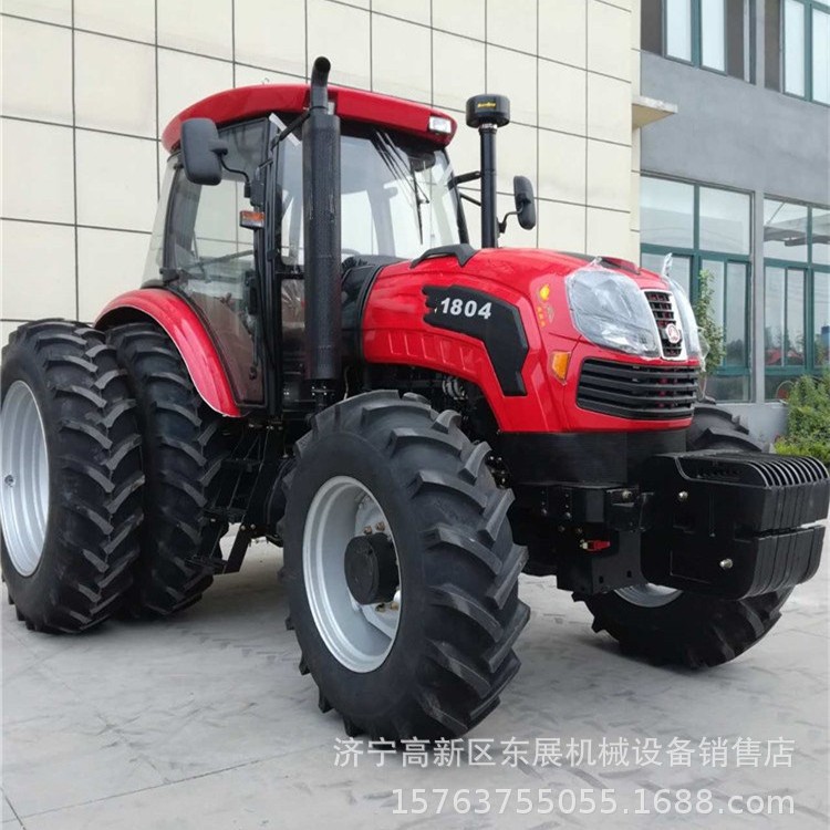 农用水旱田两用四轮拖拉机 带驾驶室1804四轮拖拉机 出口品质