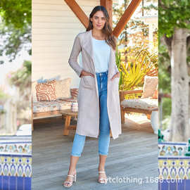 外套定制定做 风衣加工厂 麂皮绒外套女士短装 大衣夹克加工定制