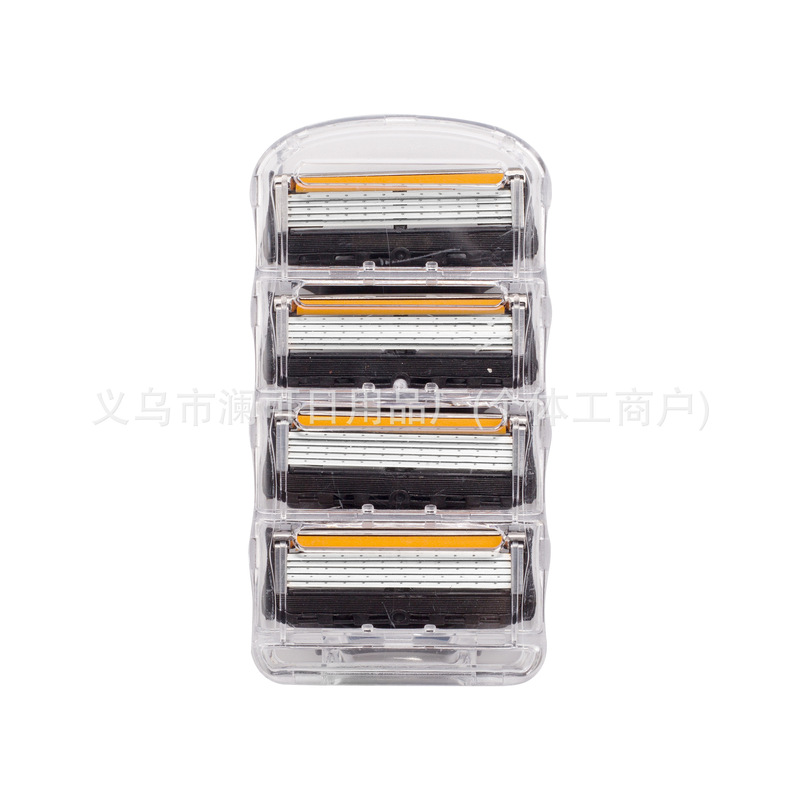 手动剃须刀 德国品质老式刮胡刀5层刀片男士刮胡子刀刀头五层通用|undefined