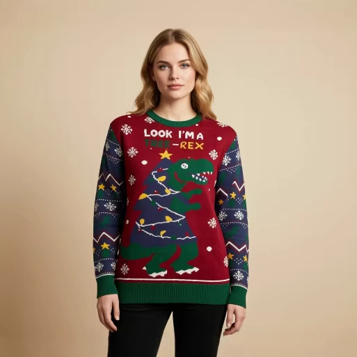 Christmas Sweaters Amazon Wish Cross-Border Exclusive Supply of Ugly Foreign Trade Clothing Ugly Christmas Sweater