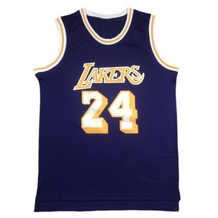 Lakers No. 23 James Basketball Jersey Kobe Bryant Basketball Jersey Mesh Vest Retro Embroider No. 24 8 # 34