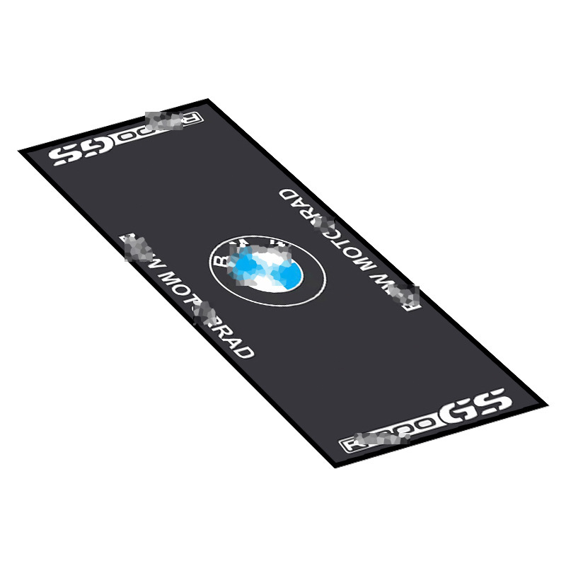 Alfombra para motocicleta, tapete de exhibición para sala de exposición de equipos de motociclismo, tapete especial para el suelo, alfombra para dormitorio, imprescindible para los entusiastas de las motocicletas, forma cuadrada.