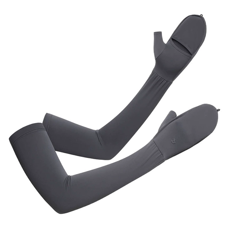 Летние солнцезащитные рукава, защита от УФ-излучения, охлаждающие рукава для активного отдыха, нейлоновые ледяные шелковые женские длинные перчатки для защиты от солнца, оптовая продажа, трансграничная торговля