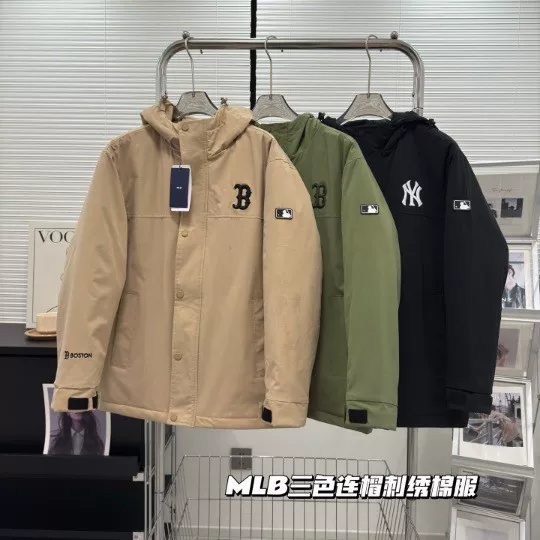 26 New Winter NY Fashion Versatile Men's and Women's Jackets, Cotton Coats, Couple's Sports Loose Casual Sports Cotton Jackets with Embroidery