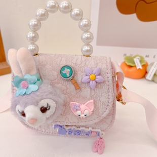 Children's Bag Small Shoulder Bag Girl Crossbody Bag Little Girl Cute Star Dew Popular Little Princess Chain Cartoon Bag