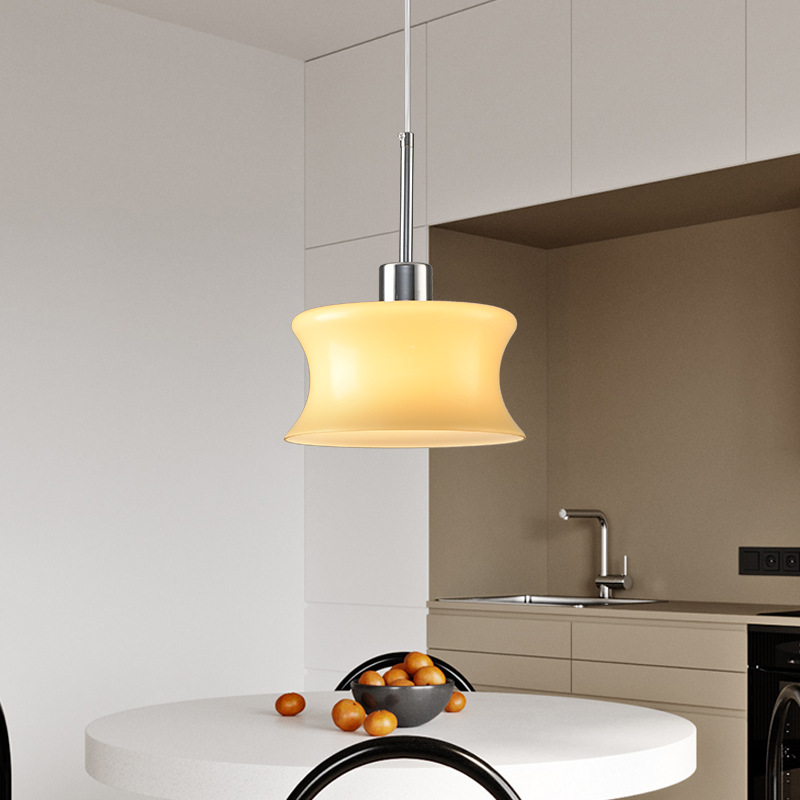 Crema francesa retro ventana flotante ventana candelabro pasillo balcón pasillo techo trasero cabecera de dormitorio moderno