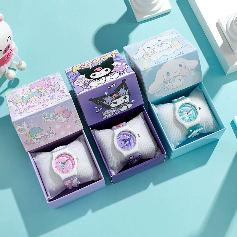 Sanrio детские часы для школьников начальных классов, мультяшная кварцевая кукла, новая коллекция