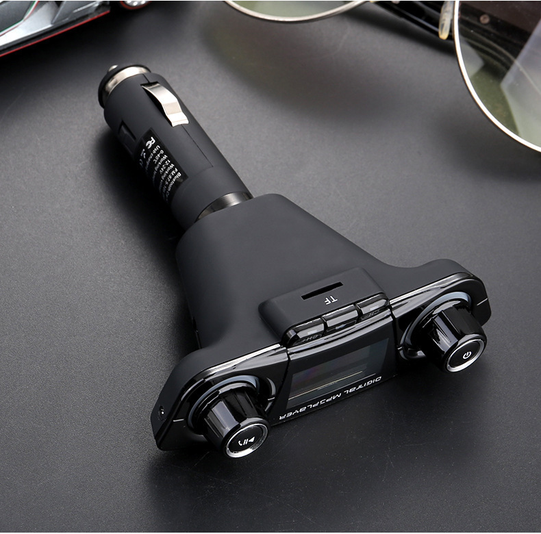 Premium Car Hands-Free BT06 Car Bluetooth MP3 Player Multifunctional Bluetooth Car Charger Multi-Language Car Device