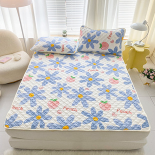 Cotton mattress soft cushion household cotton mattress cotton filling bed mattress protective pad mattress mattress non-slip