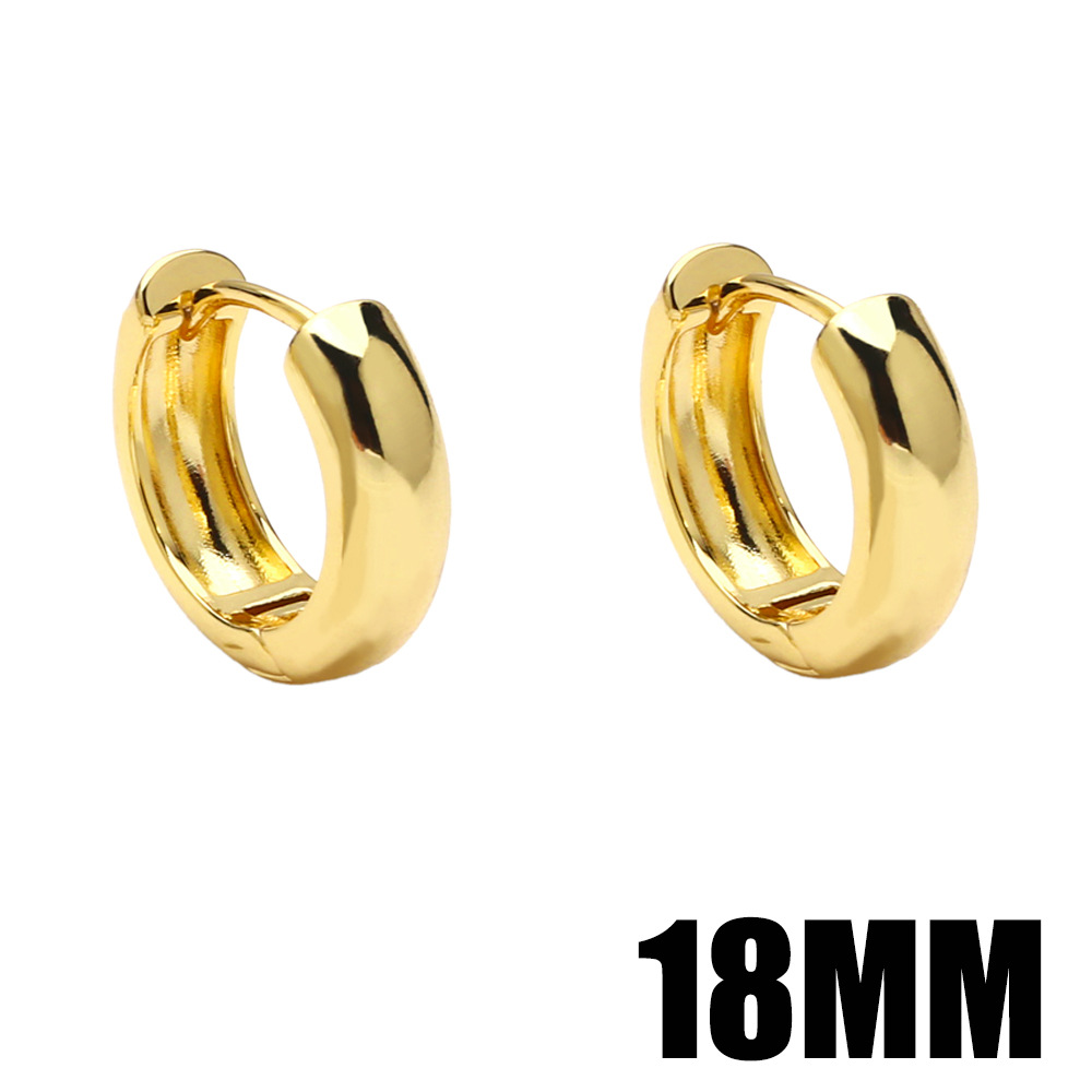 Daily Occasion Fashion Geometric Plating Copper 18k Gold Plated Earrings