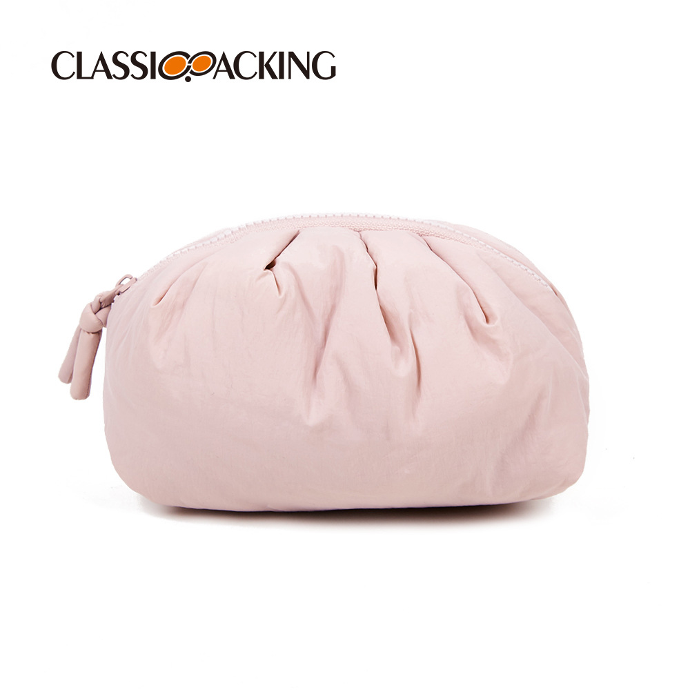 Bolsa de cosméticos de almacenamiento al por mayor de fábrica, bolsa de viaje portátil, bolsa de cosméticos pequeña suave y fresca a prueba de agua, bolsa de lavado