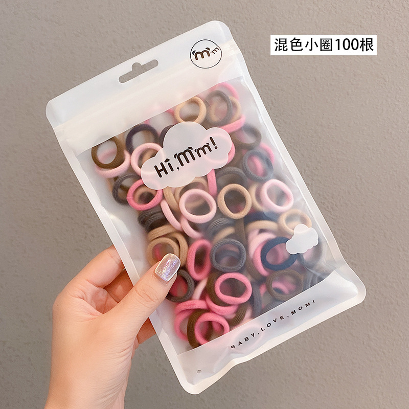 Colorido banda de pelo lazo banda de goma del pelo Mori diadema Internet celebridad ins lazo banda de pelo femenino cuerda de pelo simple cubierta de cuero Corea del Sur