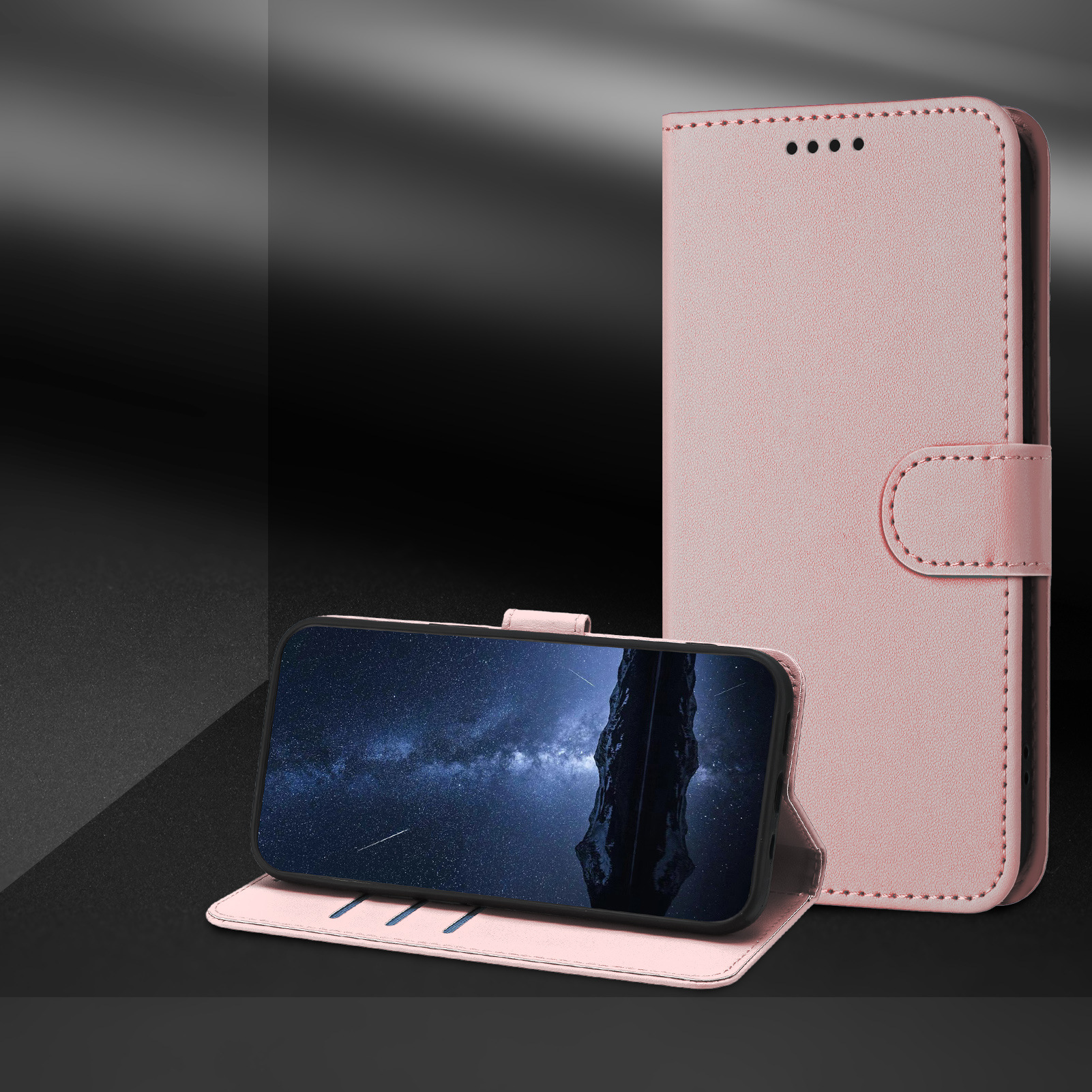 For ZTE Blade A75 5G Business Phone Leather Case Nubia Focus Pro Flip Bracket