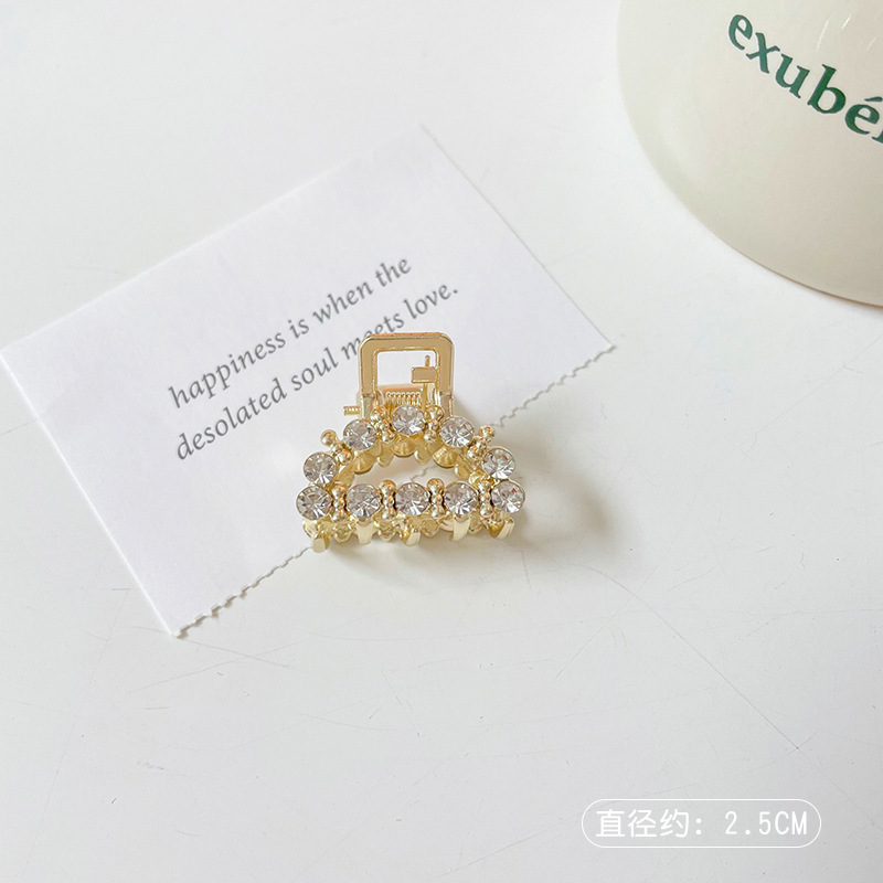 Cola de caballo de metal alta fija artefacto pinza hembra Red roja pequeña horquilla Cola de Caballo clip pequeño tamaño horquilla tiburón clip tocado