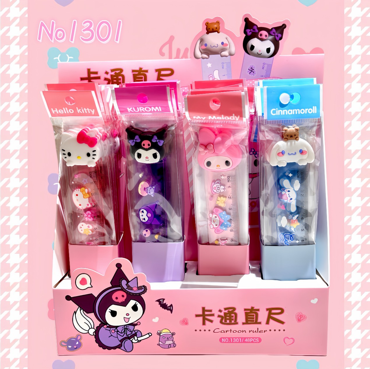 Cartoon Dolphin wave regla de dibujo de estudiantes regla de dibujo de 15cm lindos capibara regla de medición de papelería regla de estudiantes