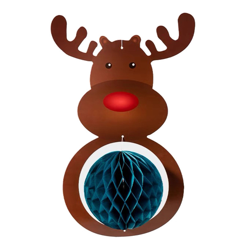 メーカー卸売クリスマスツリー装飾大量スポット供給中空紙クリスマス装飾吊り下げクリスマスツリー|undefined