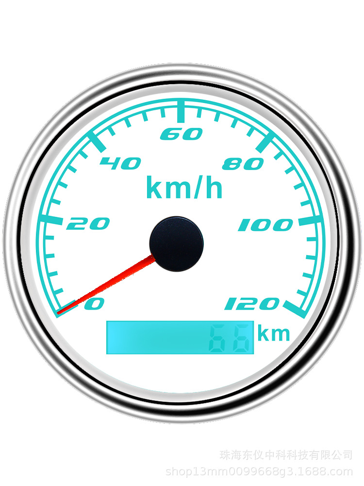 85mm speedometer motorcycle equipped with waterproof GPS speedometer engineering truck truck GPS positioning speedometer