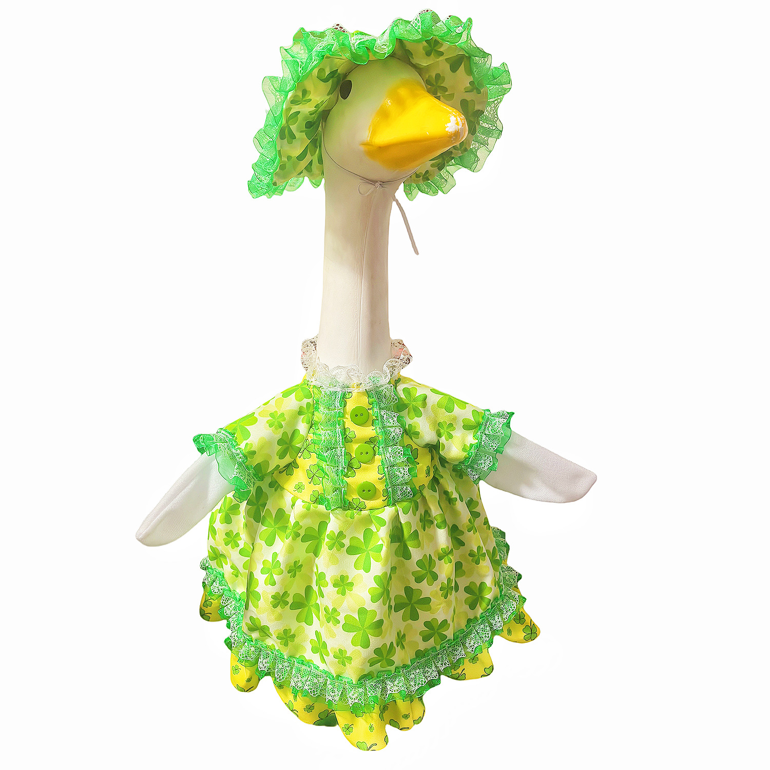 Cross-Border Porch Goose Clothing 2025 New Irish Festival Big White Goose Lolita Costume 67g