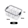 680ml, 6 compartments, with lid