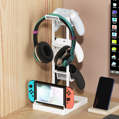 Game console handle bracket headset suitable for ps5 ps4 xbox switch bracket storage hanging storage rack
