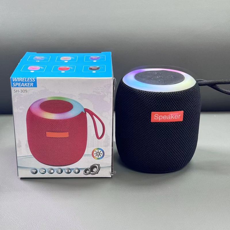 クロスボーダー 309 ワイヤレス Bluetooth スピーカー高価値のカラフルな照明とオーディオ屋外ホームサブウーファースピーカー|undefined
