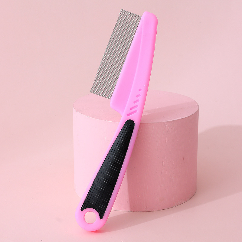 벼룩제거용 빗 - 핑크 18cm (가방)
