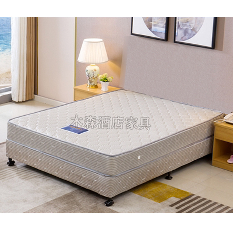 Camas de hotel Camas de tela Camas modernas de alojamiento de huéspedes de apartamentos habitaciones de hotel cajas de cama de hotel Muebles de habitación estándar