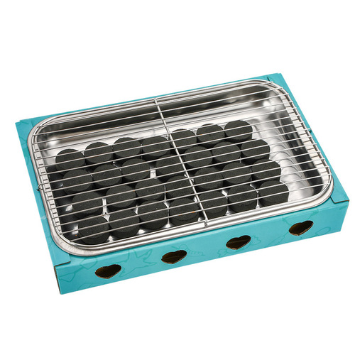 Source manufacturer smokeless barbecue grill household outdoor picnic stainless steel barbecue grill disposable barbecue grill wholesale
