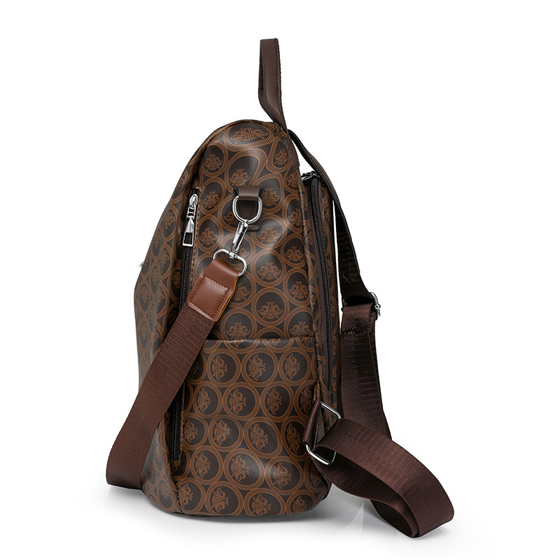 Mochila simple de todo fósforo para mujer moda casual de gran capacidad mochila antirrobo bolso ligero de un solo hombro al por mayor