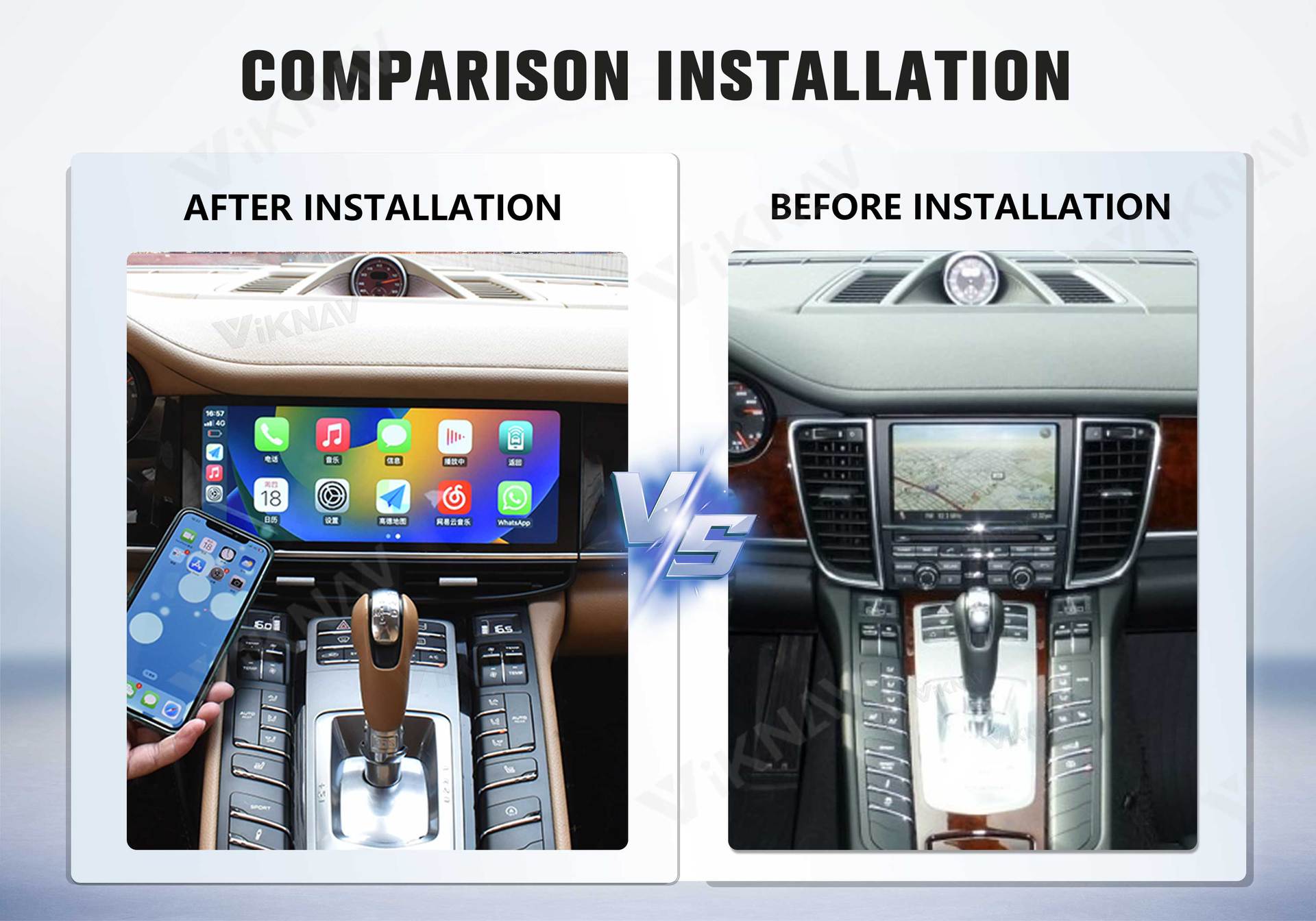 Suitable for Porsche Panamera 2011-2017 navigation modification with original car style